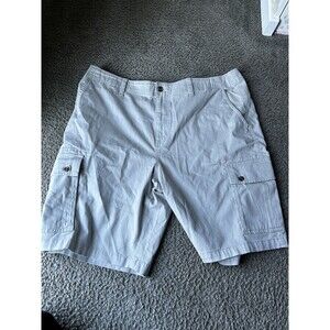 NEW Mens Saddlebred Cargo Shorts Medina Grey Size 42W x 11L